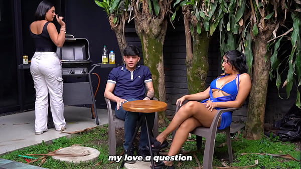Diam, Jangan Berisik! – Ibu Tiri Ngewe Pacar Anak Perempuannya Di Belakang – Big Jackson & Lina Henao
