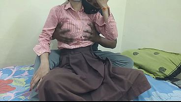 Cewek Kuliahan India Digebukin Kontol Pacar Di Kamar, Ngewe Panas Abis.