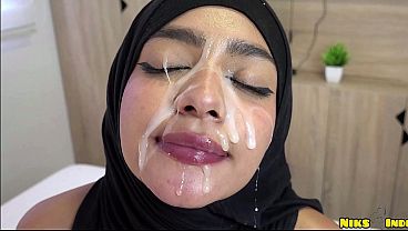 Gadis Hijab Masih Abg Dientot Keras Sampai Banjir Mani