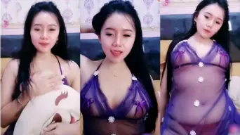 Mitha Pake Lingerie Ungu, Goyang Hot Bikin Makin Tegang