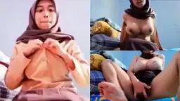 Viral! Jilbab Juwita Si Ukhti Pramuka Lagi Asyik Colmek, Bikin Makin Tegang