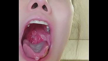 Latihan Lidah Keras • Reflek Muntah • Air Liur • Tenggorokan • Uvula Dimainin Sampai Basah