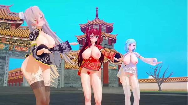 Mmd Vtuber China Malam Imlek, Goyang Hot Sampai Malam 【kkvmd】 (karya 熊野ひろ)